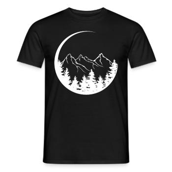 Kreisel - Berg - (4) - Männer T-Shirt - Schwarz - Vorne - AI Model Male 178 light (178cm)