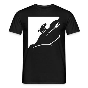 Montagne - Randonnée - (11) - T-shirt homme - noir - Devant - AI Model Male 178 light (178cm)