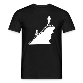 Montagne - Randonnée - (23) - T-shirt homme - noir - Devant - AI Model Male 178 light (178cm)