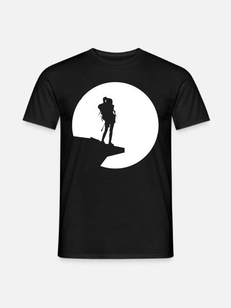 Moon - Hiking - (9) - Men's T-Shirt - black