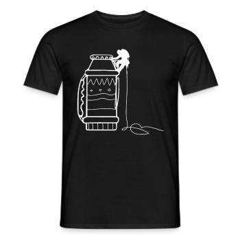 Climbing - (11) - Men's T-Shirt - black - Front - AI Model Male 178 light (178cm)