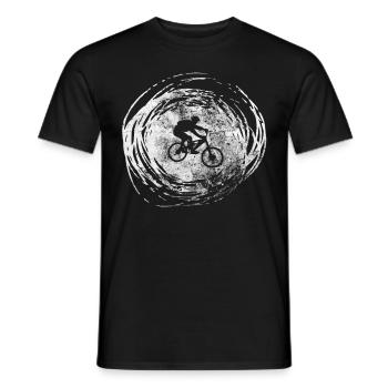 Kreis - Radfahren - (4) - Männer T-Shirt - Schwarz - Vorne - AI Model Male 178 light (178cm)