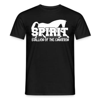 Étalon fantôme de Cimarron - - T-shirt homme - noir - Devant - AI Model Male 178 light (178cm)