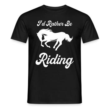 Je préférerais rouler 2 - - T-shirt homme - noir - Devant - AI Model Male 178 light (178cm)