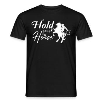 Tenez votre cheval 2 - - T-shirt homme - noir - Devant - AI Model Male 178 light (178cm)