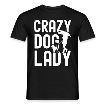 Dame folle - T-shirt homme - noir - Devant - AI Model Male 178 light (178cm)