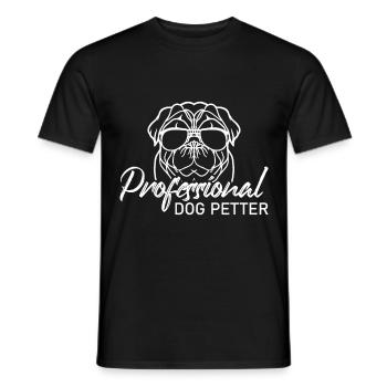 Animal de compagnie professionnel - T-shirt homme - noir - Devant - AI Model Male 178 light (178cm)
