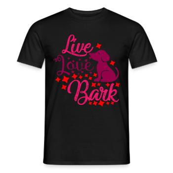 Aimez l’écorce vivante - T-shirt homme - noir - Devant - AI Model Male 178 light (178cm)