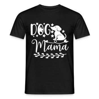 Maman chienne - - T-shirt homme - noir - Devant - AI Model Male 178 light (178cm)