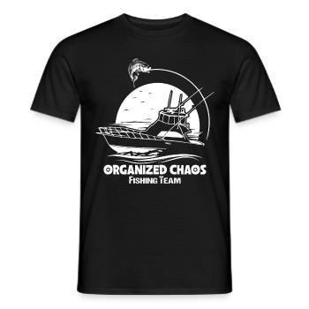Organisiertes Chaos-Angelteam - - Männer T-Shirt - Schwarz - Vorne - AI Model Male 178 light (178cm)