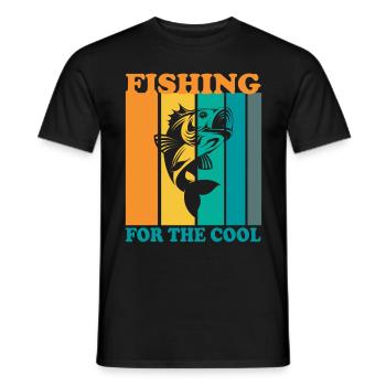 Pêche aux plus cool - - T-shirt homme - noir - Devant - AI Model Male 178 light (178cm)