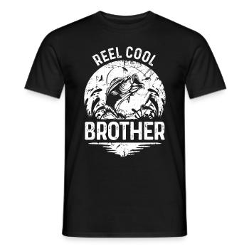 Roll-Cool Brother - Men's T-Shirt - black - Front - AI Model Male 178 light (178cm)
