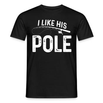 Ich mag seine Stange - Männer T-Shirt - Schwarz - Vorne - AI Model Male 178 light (178cm)