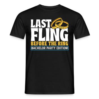 Bachelor party - Men's T-Shirt - black - Front - AI Model Male 178 light (178cm)