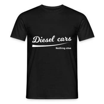 Les voitures diesel - T-shirt homme - noir - Devant - AI Model Male 178 light (178cm)