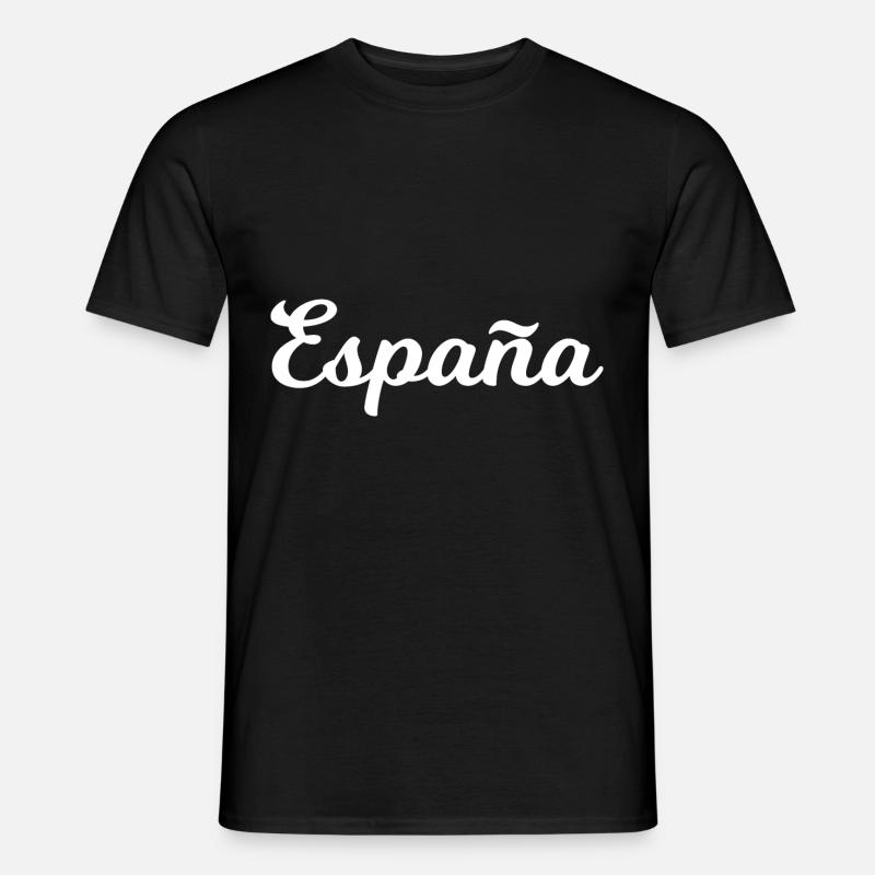 Spanien - Männer T-Shirt - Schwarz