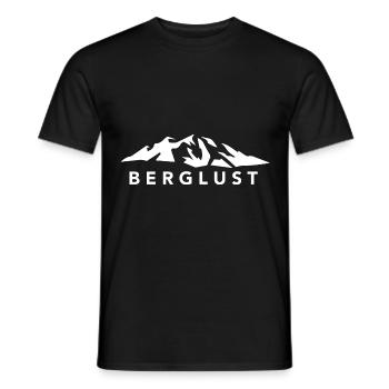 Berglust - (8) - Männer T-Shirt - Schwarz - Vorne - AI Model Male 178 light (178cm)