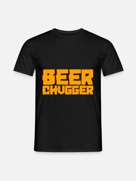 Beer Chugger 4 - Men's T-Shirt - black