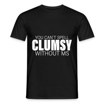 Vous ne pouvez pas épeler maladroit sans SEP - T-shirt homme - noir - Devant - AI Model Male 178 light (178cm)