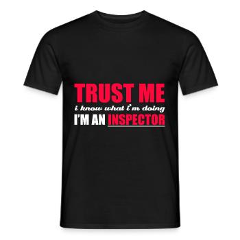 Sarkastisch Vertrau mir, ich weiß, was ich tue, ic - Männer T-Shirt - Schwarz - Vorne - AI Model Male 178 light (178cm)