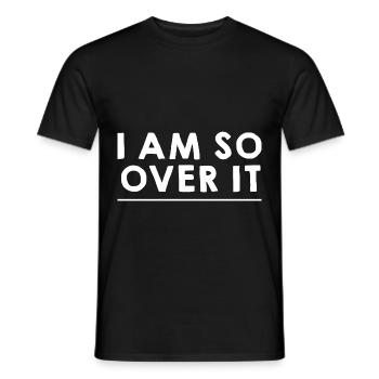 Je suis tellement au-dessus de ça 9 - T-shirt homme - noir - Devant - AI Model Male 178 light (178cm)
