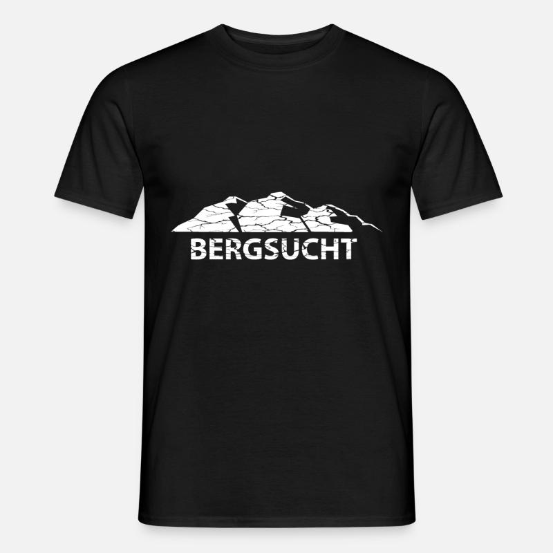 Bergsucht - (6) - Männer T-Shirt - Schwarz