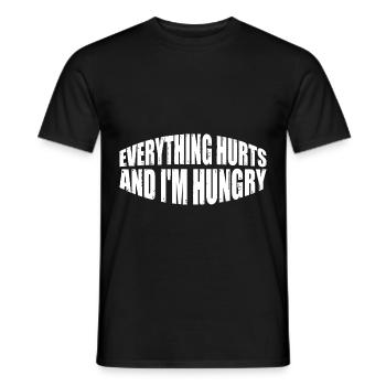 Tout Fait Mal Et J’Ai Faim 8 - T-shirt homme - noir - Devant - AI Model Male 178 light (178cm)