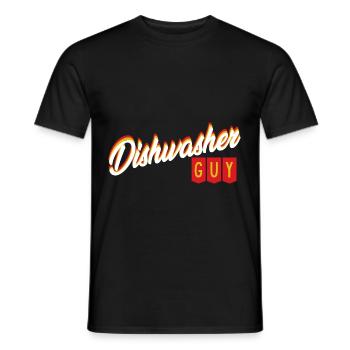 Lave-vaisselle homme lave-vaisselle Guy drôle Wasc - T-shirt homme - noir - Devant - AI Model Male 178 light (178cm)