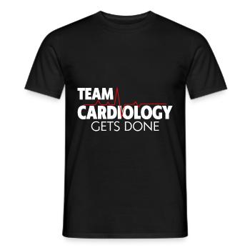 Team Cardiology Gets Done 2 - Männer T-Shirt - Schwarz - Vorne - AI Model Male 178 light (178cm)