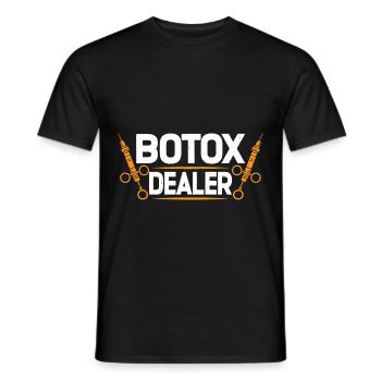 Botox Dealer 13 - Men's T-Shirt - black - Front - AI Model Male 178 light (178cm)