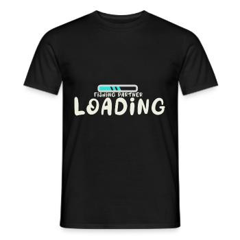 Fishing Partners Shop Fathers Retirement Plan See Lieb - Men's T-Shirt - black - Front - AI Model Male 178 light (178cm)