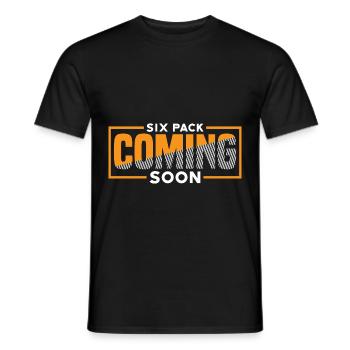 Pack de six bientôt disponible 93 - T-shirt homme - noir - Devant - AI Model Male 178 light (178cm)