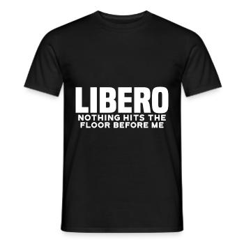 Libéro, rien ne touche le sol avant moi 8 - T-shirt homme - noir - Devant - AI Model Male 178 light (178cm)