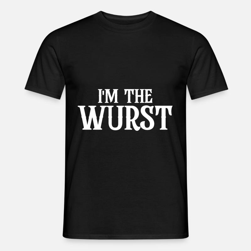 I'm The Wurst - Männer T-Shirt - Schwarz