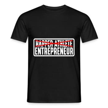 Rapper Athlete Entrepreneur 23 - Men's T-Shirt - black - Front - AI Model Male 178 light (178cm)