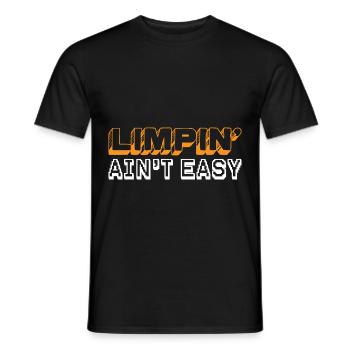Limpin' Ain't Easy 19 - Men's T-Shirt - black - Front - AI Model Male 178 light (178cm)