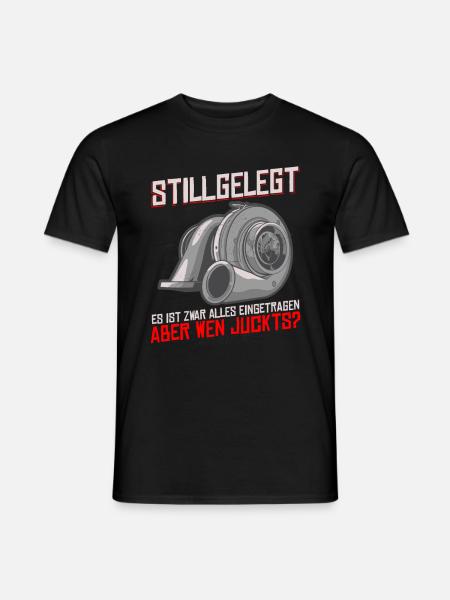 Stillgelegt - es ist zwar alles eingetragen - Männer T-Shirt - Schwarz