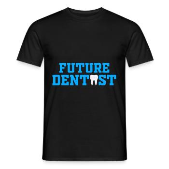 Futur dentiste école orthodontiste assist - T-shirt homme - noir - Devant - AI Model Male 178 light (178cm)