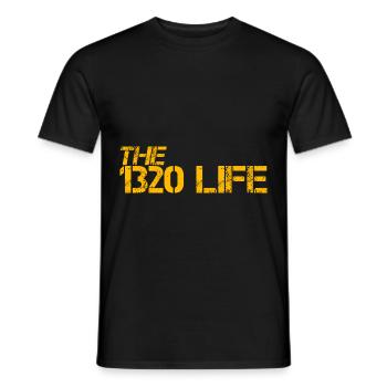 La Vie 1320 4 - T-shirt homme - noir - Devant - AI Model Male 178 light (178cm)
