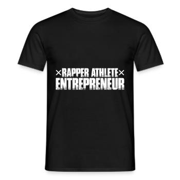 Rapper Athlete Entrepreneur 59 - Men's T-Shirt - black - Front - AI Model Male 178 light (178cm)