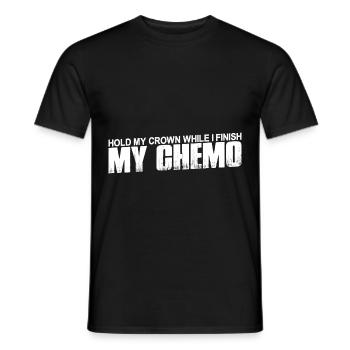 Tenez ma couronne pendant que je termine ma chimio 42 - T-shirt homme - noir - Devant - AI Model Male 178 light (178cm)