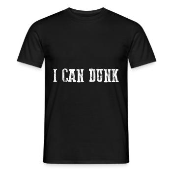I Can Dunk 3 - Männer T-Shirt - Schwarz - Vorne - AI Model Male 178 light (178cm)