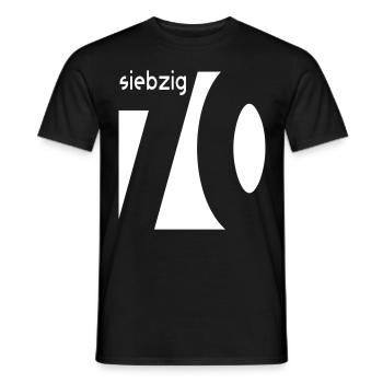 70. Geburtstag - Männer T-Shirt - Schwarz - Vorne - AI Model Male 178 light (178cm)