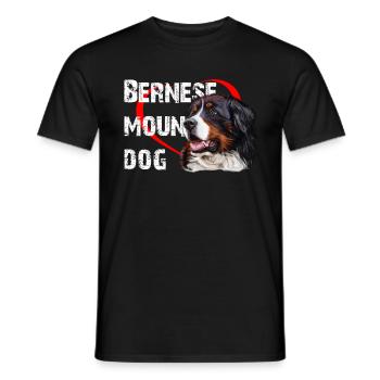 Bouvier bernois - T-shirt homme - noir - Devant - AI Model Male 178 light (178cm)