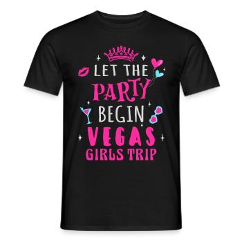 Girls Trip Las Vegas, que la fête commence - T-shirt homme - noir - Devant - AI Model Male 178 light (178cm)