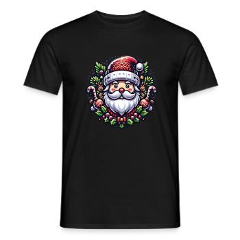 Weihnachts Ugly Christmas - Men's T-Shirt - black - Front - AI Model Male 178 light (178cm)