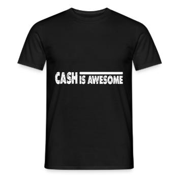 L’argent est génial 12 - T-shirt homme - noir - Devant - AI Model Male 178 light (178cm)