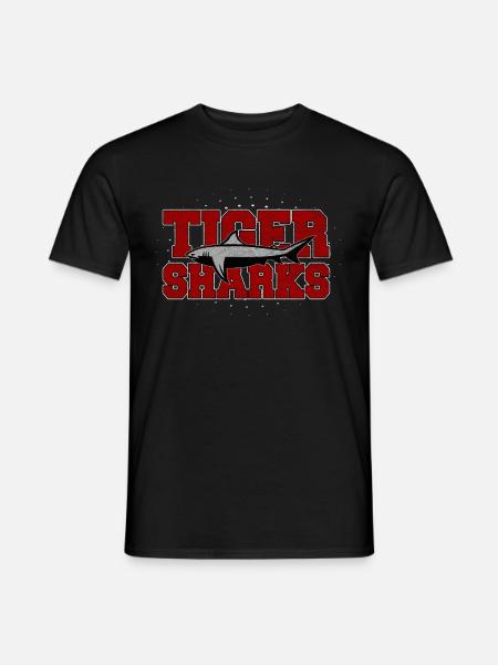 Tiger shark sea creature sharks shark sea creatures - Men's T-Shirt - black
