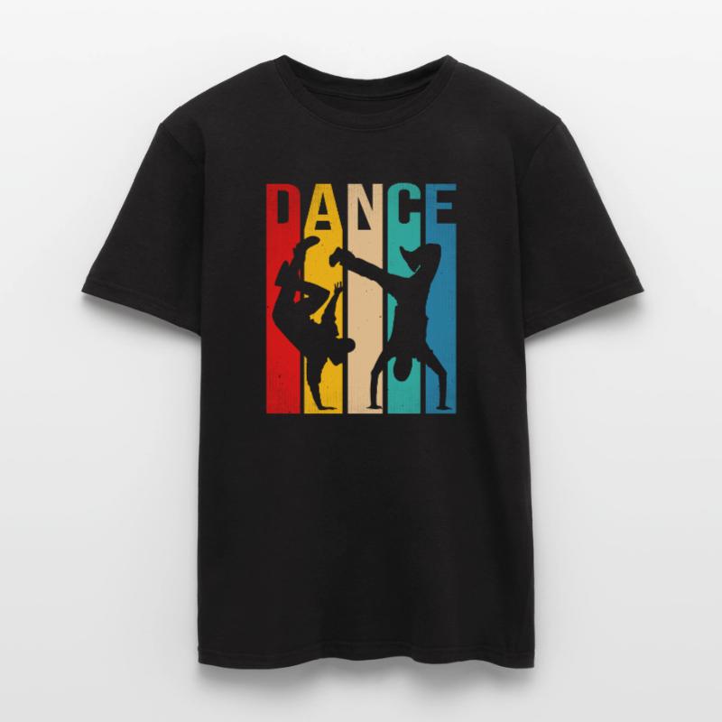 Retro Dancer Dancing Breakdancing Bboy Breakdancer Men's T-Shirt