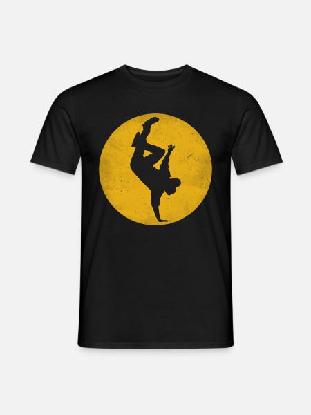 Breakdance Breaker Dancing Danseur Stand main - T-shirt homme - noir